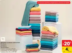 Carrefour Badstoffen handdoek collectie Bath aanbieding