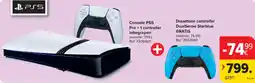 Carrefour Console PS5 Pro + 1 controller inbegrepen aanbieding