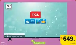 Carrefour TCL Google TV 75V6C aanbieding