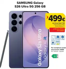Carrefour SAMSUNG Galaxy S26 Ultra 5G 256 GB aanbieding