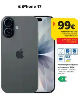 Carrefour iPhone 17 aanbieding