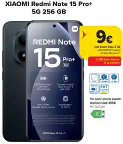 Carrefour XIAOMI Redmi Note 15 Pro+ 5G 256 GB aanbieding