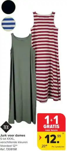 Carrefour TEX Jurk voor dames aanbieding