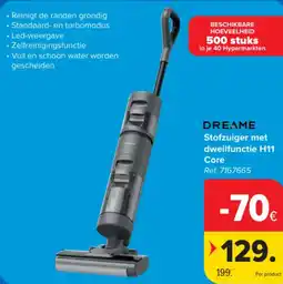 Carrefour DREAME Stofzuiger met dweilfunctie H11 Core aanbieding