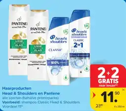 Carrefour Haarproducten Head & Shoulders en Pantene aanbieding