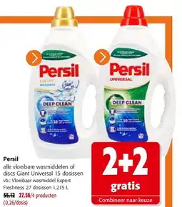 Colruyt Persil Vloeibaar wasmiddel Expert Freshness 27 dosissen 1,215 L aanbieding