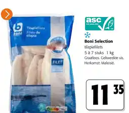 Colruyt Boni Selection tilapiafilets aanbieding
