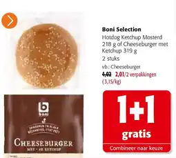Colruyt Boni Selection Cheeseburger aanbieding