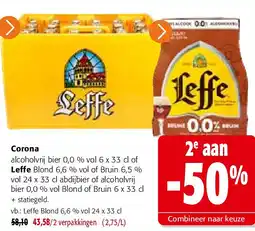 Colruyt Leffe Blond 6,6 % vol 24 x 33 cl aanbieding