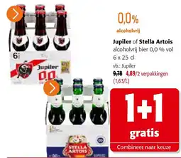 Colruyt Jupiler of Stella Artois aanbieding