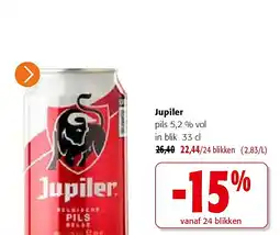 Colruyt Jupiler pils 5,2 % vol in blik 33 c aanbieding
