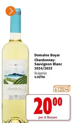 Colruyt Domaine Boyar ChardonnaySauvignon Blanc 2024/2025 aanbieding