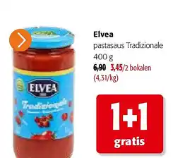 Colruyt Elvea pastasaus Tradizionale 400 g aanbieding