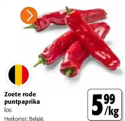 Colruyt Zoete rode puntpaprika aanbieding
