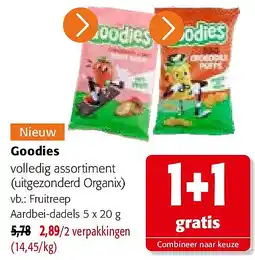 Colruyt Goodies volledig assortiment aanbieding