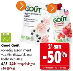 Colruyt Good Goût volledig assortiment aanbieding