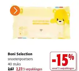 Colruyt Boni Selection snoetenpoetsers 40 stuks aanbieding