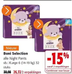 Colruyt Boni Selection alle Night Pants aanbieding