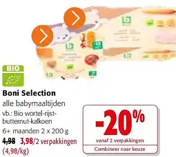 Colruyt Boni Selection alle babymaaltijden aanbieding