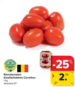 Carrefour Romatomaten Kwaliteitsketen Carrefour aanbieding