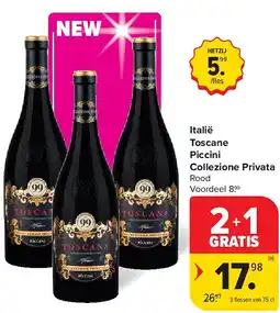 Carrefour Italië Toscane Piccini Collezione Privata aanbieding