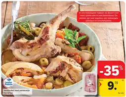 Carrefour Versneden heel parkkonijn Carrefour aanbieding