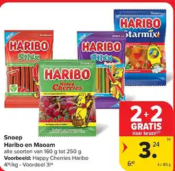 Carrefour Snoep Haribo en Maoam aanbieding