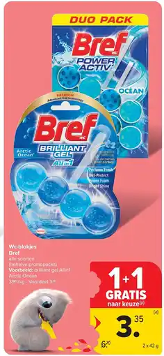 Carrefour Wc-blokjes Bref aanbieding
