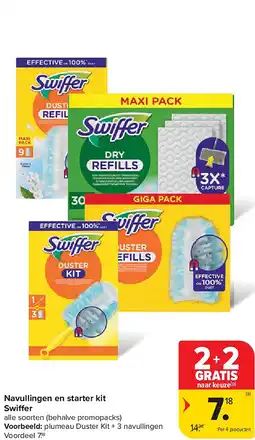 Carrefour Navullingen en starter kit Swi er aanbieding