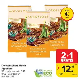 Carrefour Dennenschors Mulch Agrofl ore aanbieding