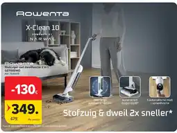 Carrefour Stofzuiger met dweilfunctie 2 in 1 GZ7035WO aanbieding