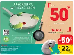 Carrefour Braadpan, sauteerpan, roerbakpan, kookpot en stoofpan (Re)Cycle aanbieding
