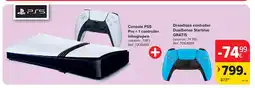 Carrefour Console PS5 Pro + 1 controller inbegrepen + Draadloze controller DualSense Starblue GRATIS aanbieding