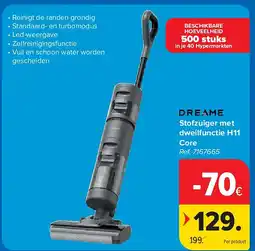 Carrefour Stofzuiger met dweilfunctie H11 Core aanbieding