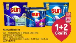 Delhaize Vaatwastabletten Sun aanbieding
