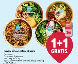 Delhaize Bereide schotel, salade of pasta Foodmaker aanbieding