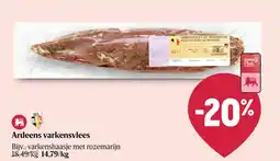 Delhaize Ardeens varkensvlees aanbieding