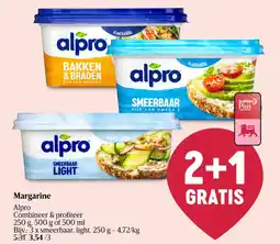 Delhaize Margarine Alpro aanbieding