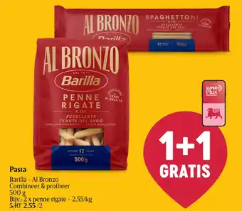 Delhaize Pasta Barilla Al Bronzo aanbieding