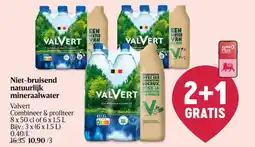 Delhaize Niet-bruisend natuurlijk mineraalwater Valvert aanbieding