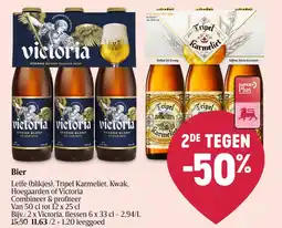 Delhaize Bier Leffe, Tripel Karmeliet, Kwak, Hoegaarden of Victoria aanbieding