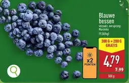ALDI Blauwe bessen aanbieding