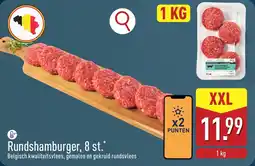 ALDI Rundshamburger aanbieding
