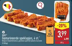 ALDI BBQ Gemarineerde speklapjes aanbieding
