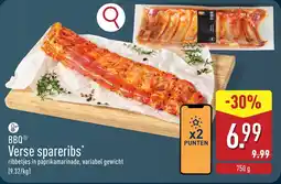 ALDI BBQ Verse spareribs aanbieding