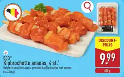 ALDI BBQ Kipbrochette ananas aanbieding
