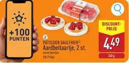 ALDI Pâtissier gaulthier Aardbeitaartje aanbieding