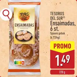 ALDI Tesoros del sur Ensaimadas aanbieding