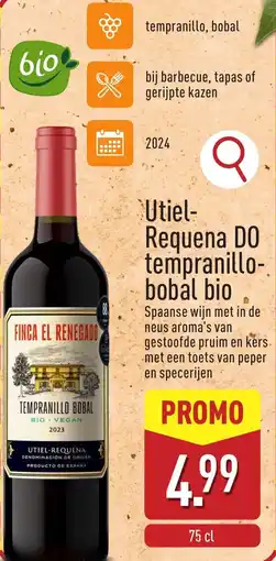 ALDI Utiel-Requena DO tempranillo bobal bio aanbieding