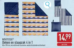 ALDI Novitesse Deken en slaapzak 4 in 1 aanbieding